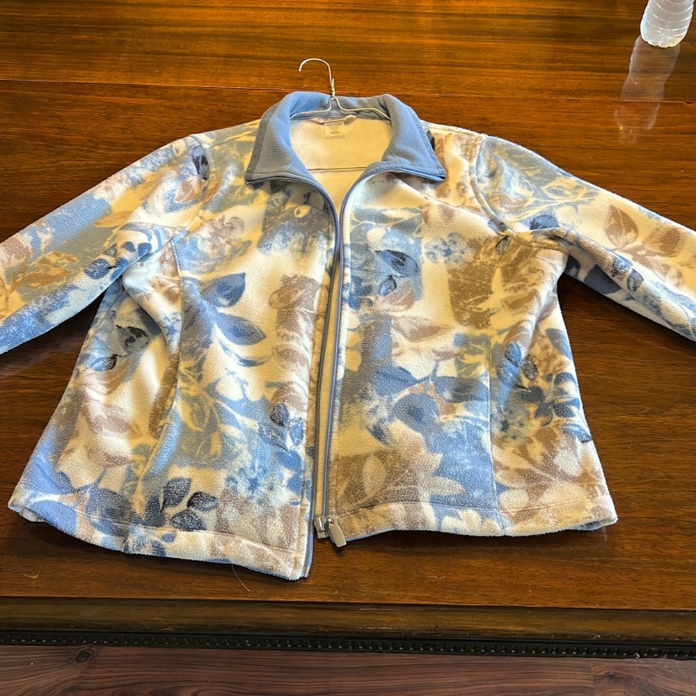 Allison Daley Petite fleece zip up jacket